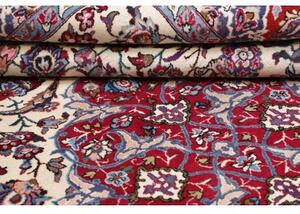 Tappeto Mashad Medaglione Floreale Avorio Rosso 250x322 Cm