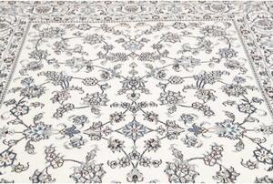 Tappeto Nain Kashmar Floreale Avorio Blu 194x302 Cm