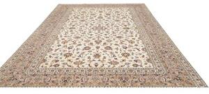 Tappeto Kashan Floreale Avorio Beige 250x360 Cm