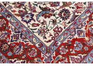 Tappeto Mashad Medaglione Floreale Avorio Rosso 250x322 Cm