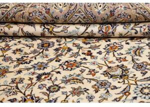 Tappeto Kashan Floreale Avorio Tortora 280x412 Cm