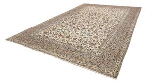 Tappeto Kashan Floreale Avorio Tortora 280x412 Cm
