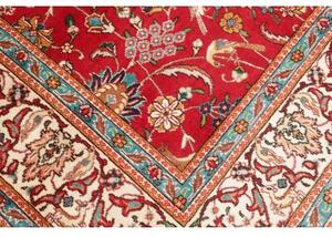 Tappeto Tabriz Figurativo Rosso Avorio 230x345 Cm