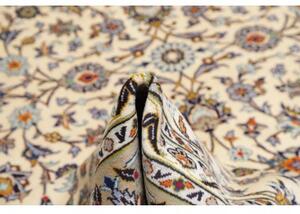 Tappeto Kashan Floreale Avorio Tortora 280x412 Cm