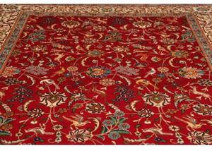 Tappeto Tabriz Figurativo Rosso Avorio 230x345 Cm