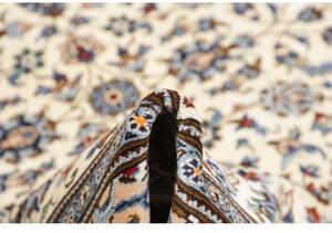Tappeto Kashan Floreale Beige Azzurro 205x300 Cm