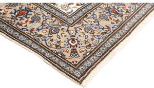 Tappeto Kashan Floreale Beige Azzurro 205x300 Cm