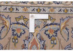 Tappeto Kashan Floreale Avorio Blu 308x430 Cm