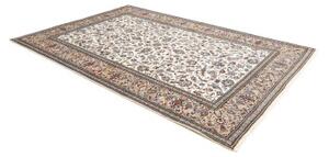 Tappeto Kashan Floreale Beige Azzurro 205x300 Cm