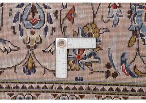 Tappeto Kashan Floreale Avorio Blu 198x310 Cm