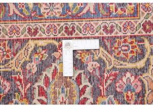 Tappeto Ardakan Medaglione Floreale Rosso Ruggine Blu Scuro 303x413 Cm