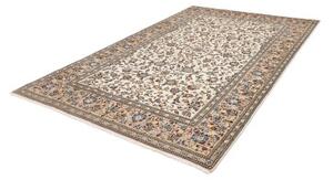 Tappeto Kashan Floreale Avorio Blu 198x310 Cm