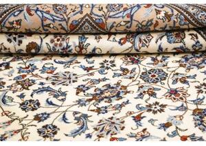 Tappeto Kashan Floreale Beige Azzurro 205x300 Cm