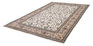 Tappeto Kashan Floreale Beige Azzurro 205x300 Cm