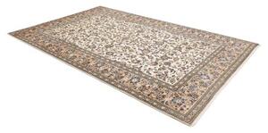 Tappeto Kashan Floreale Avorio Blu 198x310 Cm