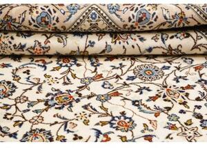 Tappeto Kashan Floreale Avorio Blu 198x310 Cm