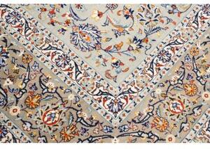 Tappeto Kashan Floreale Celeste Blu 272x387 Cm