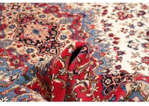 Tappeto Mashad Medaglione Floreale Avorio Rosso 300x405 Cm
