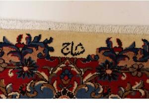 Tappeto Mashad Medaglione Floreale Avorio Rosso 300x405 Cm