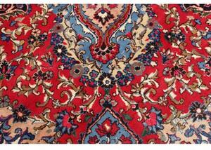 Tappeto Mashad Medaglione Floreale Avorio Rosso 300x405 Cm