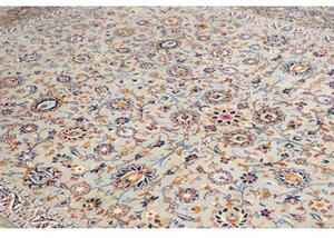 Tappeto Kashan Floreale Celeste Blu 272x387 Cm