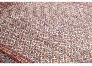 Tappeto Moud Stilizzato Avorio Blu Cielo 215x293 Cm