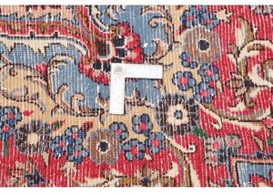 Tappeto Mashad Medaglione Floreale Avorio Rosso 300x405 Cm