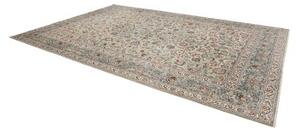 Tappeto Kashan Floreale Verde Salvia Blu Indaco 273x422 Cm