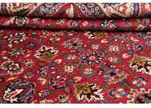 Tappeto Mashad Floreale Rosso Blu 298x380 Cm