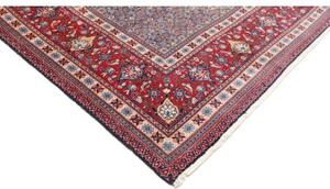 Tappeto Sarough Stilizzato Rosso Blu Avio 305x400 Cm
