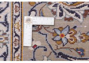 Tappeto Kashan Medaglione Floreale Beige Blu 305x410 Cm
