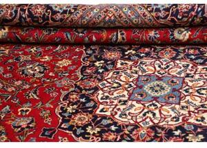 Tappeto Ardakan Medaglione Floreale Rosso Blu Scuro 310x415 Cm