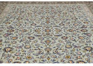 Tappeto Kashan Floreale Verde Chiaro Blu 300x387 Cm