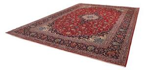 Tappeto Ardakan Medaglione Floreale Rosso Blu Scuro 310x415 Cm