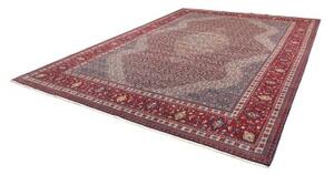 Tappeto Sarough Stilizzato Rosso Blu Avio 305x400 Cm