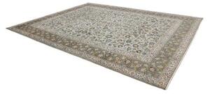 Tappeto Kashan Floreale Verde Chiaro Blu 300x387 Cm