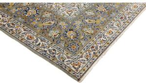 Tappeto Kashan Floreale Verde Chiaro Blu 300x387 Cm