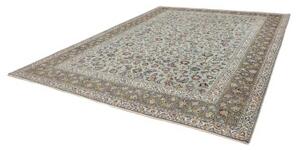 Tappeto Kashan Floreale Verde Chiaro Blu 300x387 Cm
