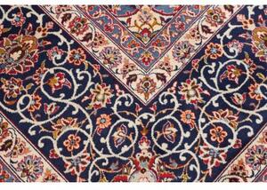 Tappeto Nadjafabad Medaglione Floreale Rosso Blu Scuro 283x415 Cm