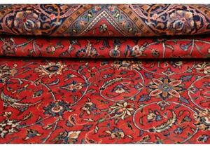 Tappeto Sarough Floreale Rosso Mattone Blu Scuro 245x337 Cm