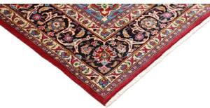 Tappeto Mashad Medaglione Floreale Rosso Blu 202x292 Cm