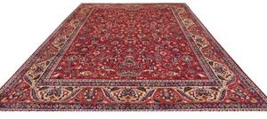 Tappeto Mashad Floreale Rosso Blu 298x380 Cm