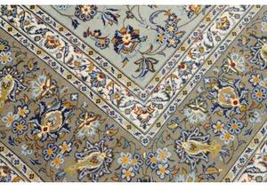 Tappeto Kashan Floreale Verde Chiaro Blu 300x387 Cm