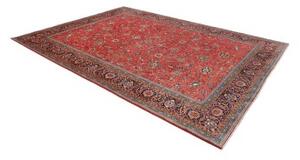 Tappeto Sarough Floreale Rosso Mattone Blu Scuro 245x337 Cm
