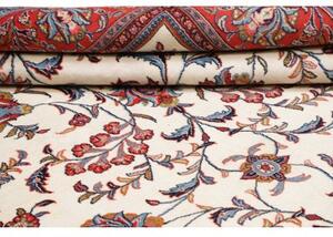Tappeto Sarough Floreale Avorio Rosso 250x348 Cm