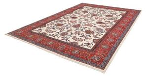 Tappeto Sarough Floreale Avorio Rosso 250x348 Cm