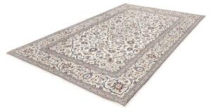 Tappeto Kashan Medaglione Floreale Avorio Blu 200x308 Cm