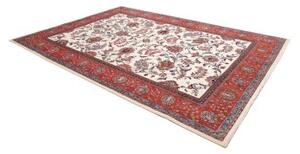 Tappeto Sarough Floreale Avorio Rosso 250x348 Cm