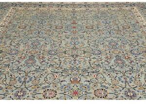 Tappeto Kashan Floreale Celeste Blu 295x394 Cm