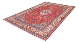 Tappeto Sarough Medaglione Floreale Rosso Avorio 197x298 Cm